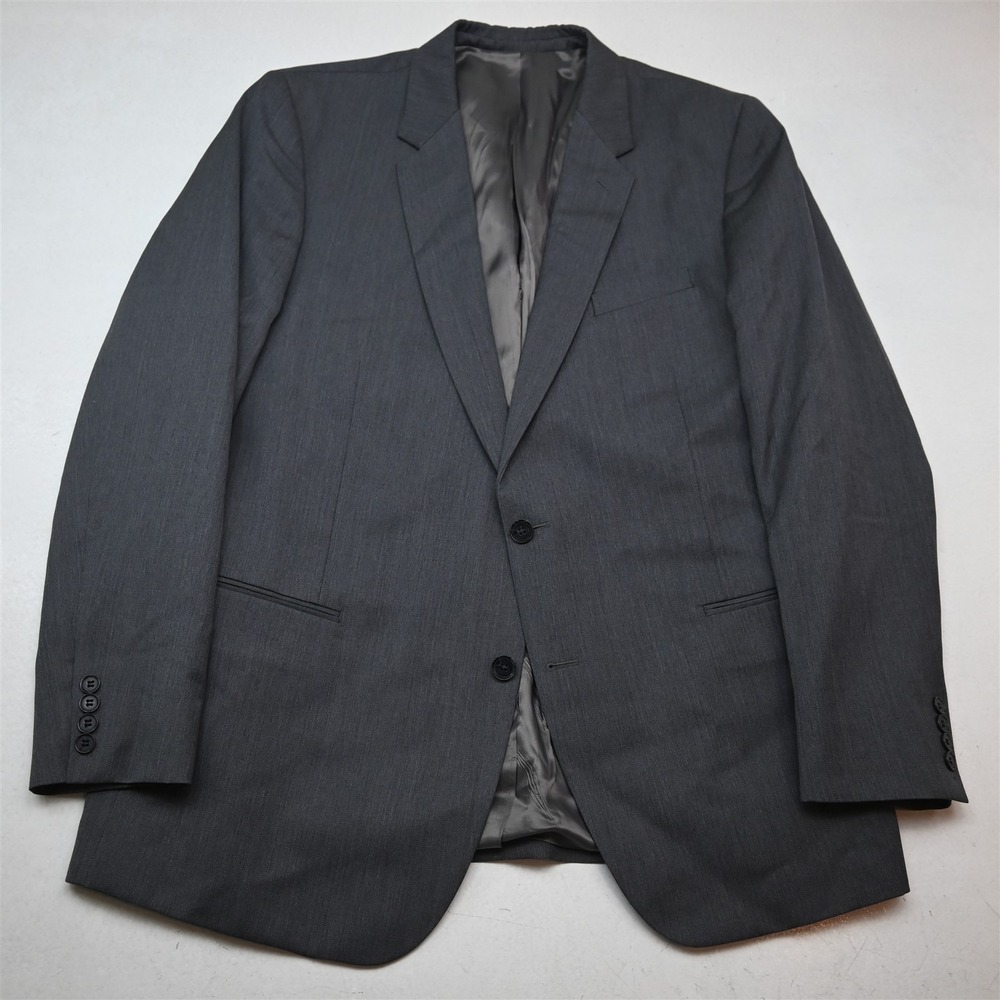 The Blk Tux 48L Gray Tollegno 1900 Wol Mens Blazer Suit Jacket Sport Coat
